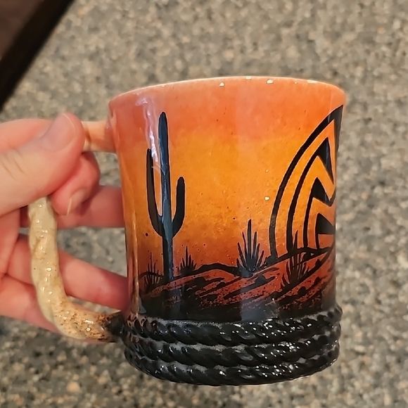 STUNNING VINTAGE SOUTHWESTERN MUG - Picture 1 of 8